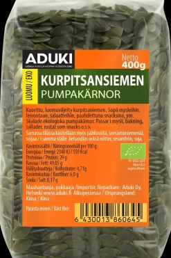 Aduki luomu kurpitsansiemen 400g