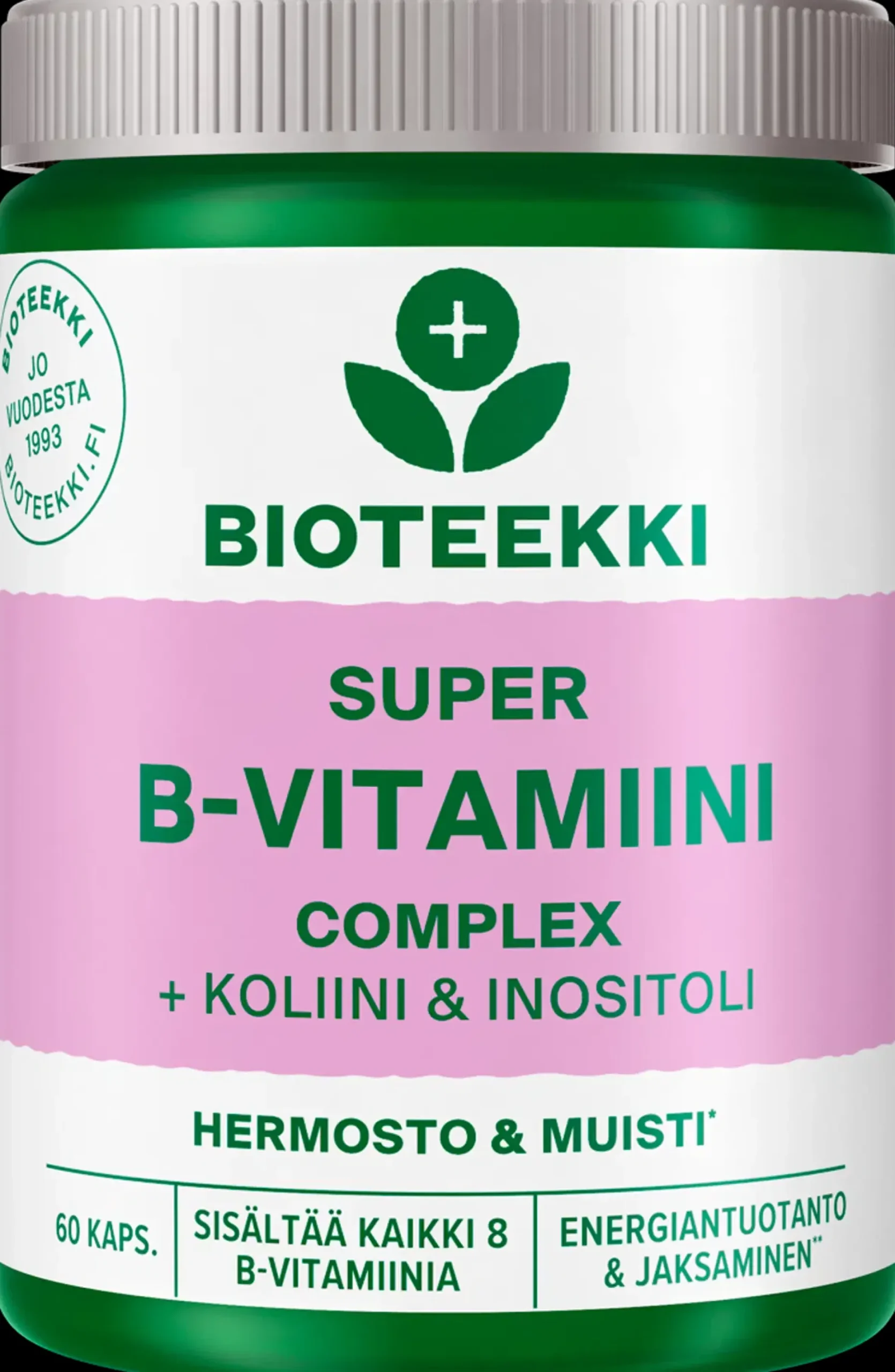 Bioteekki Super B-vitamiini ravintolisä 60 kaps