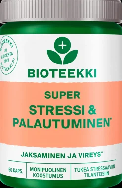 Bioteekki Super Stressi & Palautuminen 60 kaps