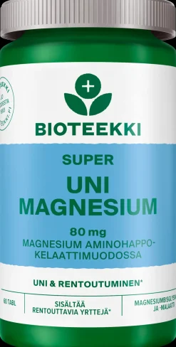 Bioteekki Super Uni Magnesium ravintolisä 60 tabl.