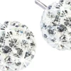 Blomdahl Crystal Ball White korvakorut 6 mm