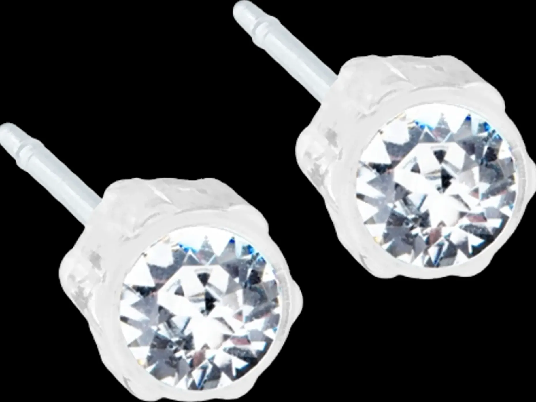 Blomdahl Crystal korvakorut 4 mm