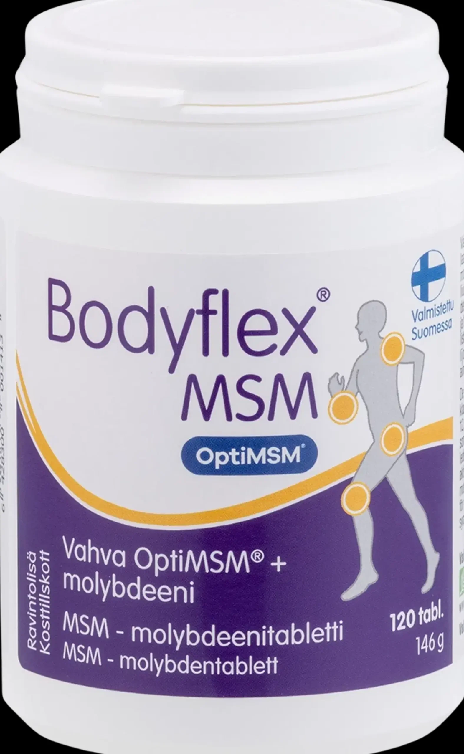 Bodyflex MSM MSM-molybdeenitabletti 120 tabl