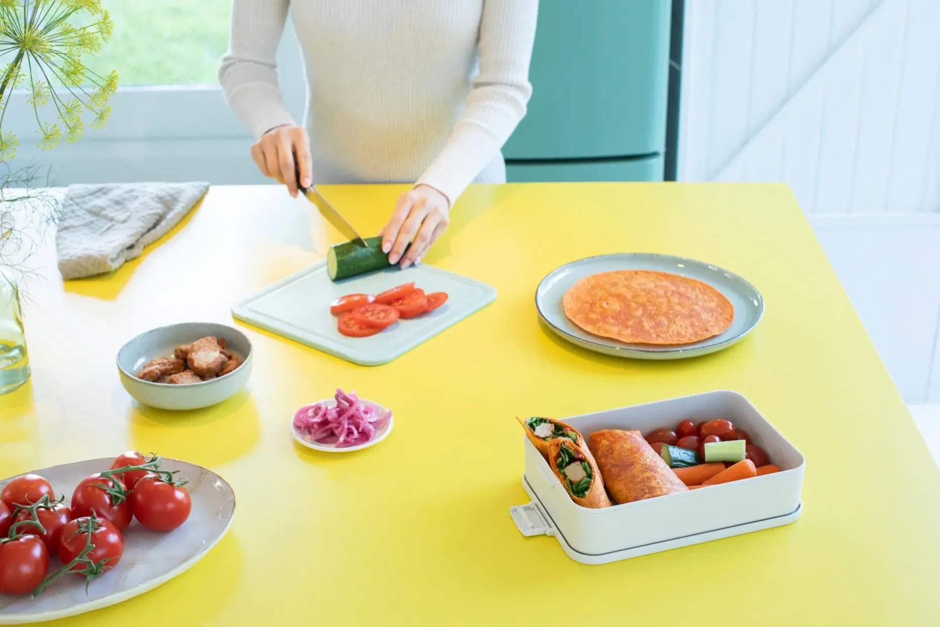 Brabantia Make & Take eväsrasia iso muovinen light grey