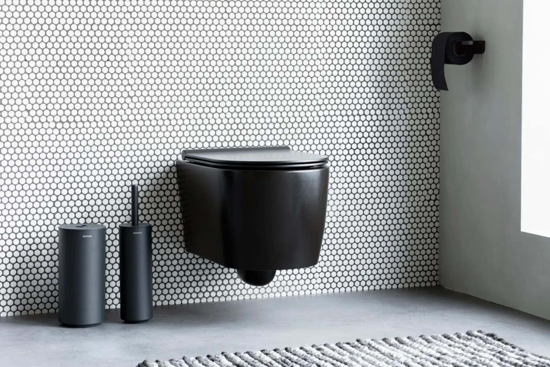Brabantia MindSet WC-harja ja teline mineral infinite grey