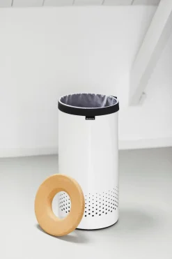 Brabantia pyykkikori 35L korkkikansi white