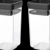 Brabantia Tasty+ pinottava säilytyspurkki 2 kpl dark grey