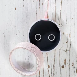 Cailap Hopeakorvakorut pyöreä punos