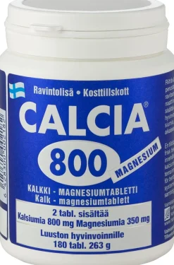 Calcia 800 Magnesium kalkki-magnesiumtabletti 180 tabl
