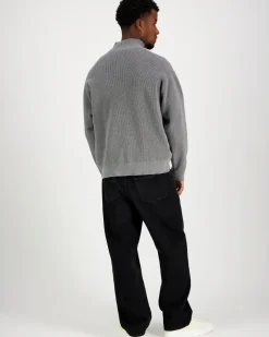 Calvin Klein Jeans Ls ez cotton waffle quarter neule