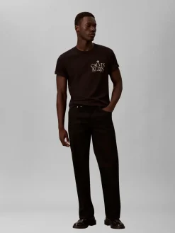 Calvin Klein Jeans Ss 20s calvin roses graphic t-paita
