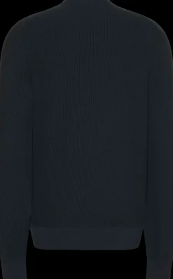 Calvin Klein Ls textured cotton crewnk sweater neule