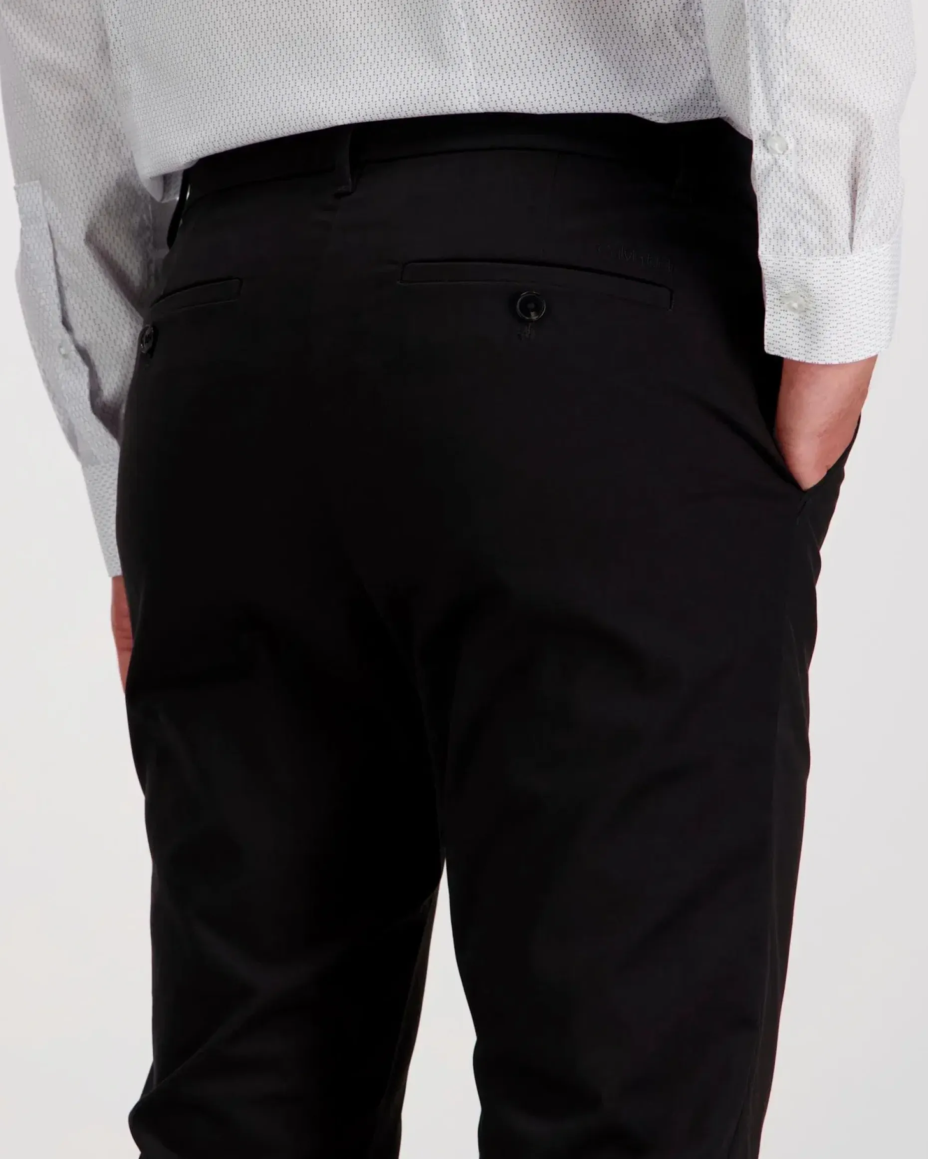 Calvin Klein Slim sateen chinot