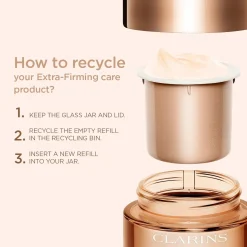 CLARINS Extra-Firming Day cream all skin types refill päivävoide täyttöpakkaus 50 ml