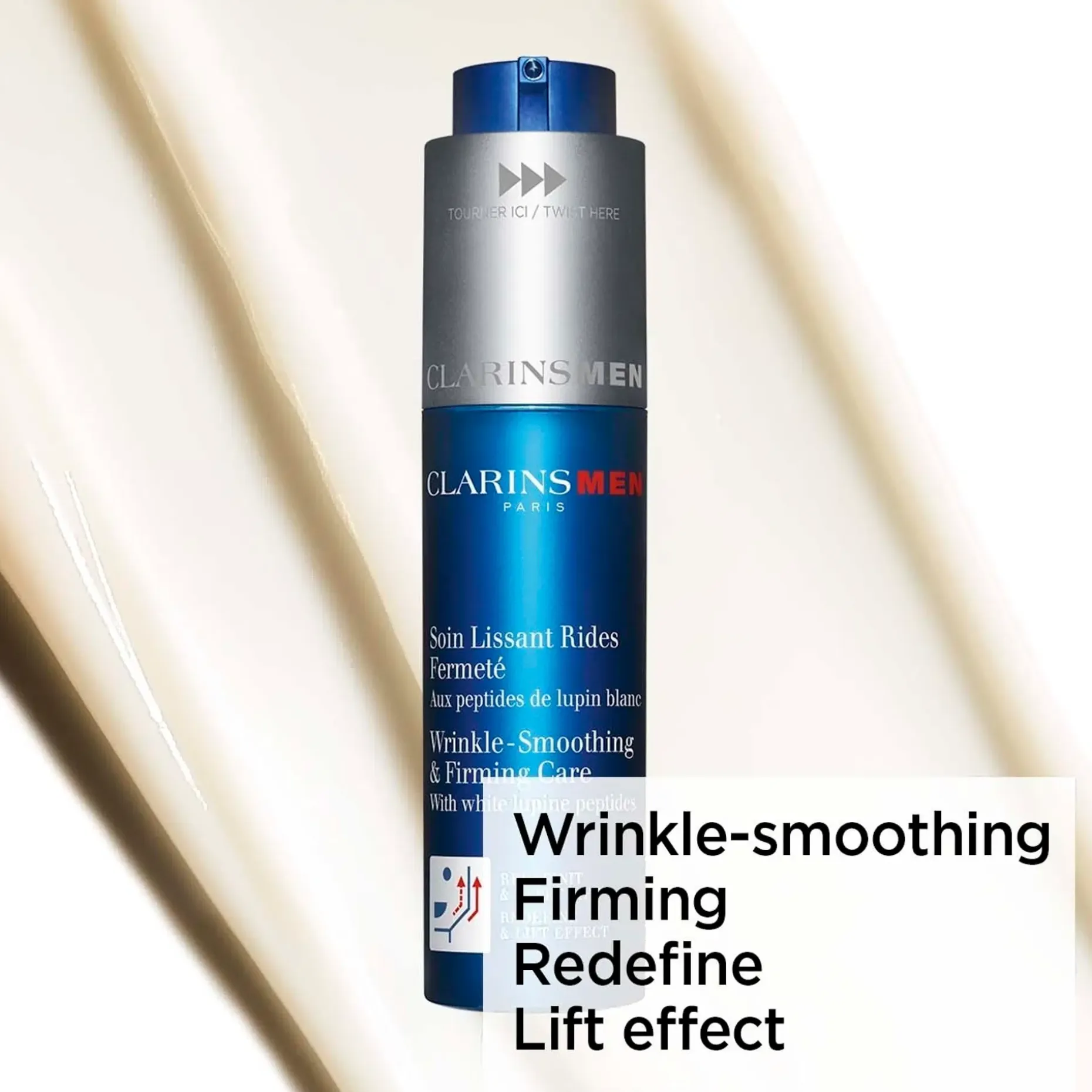 CLARINS MEN Age-Control Wrinkle-smoothing & firming care - voide 50ml