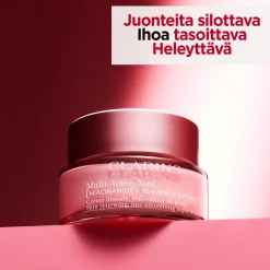 Clarins Multi-Active [NIACINAMIDE + SEA HOLLY EXTRACT] Night Cream Dry Skin yövoide 50 ml