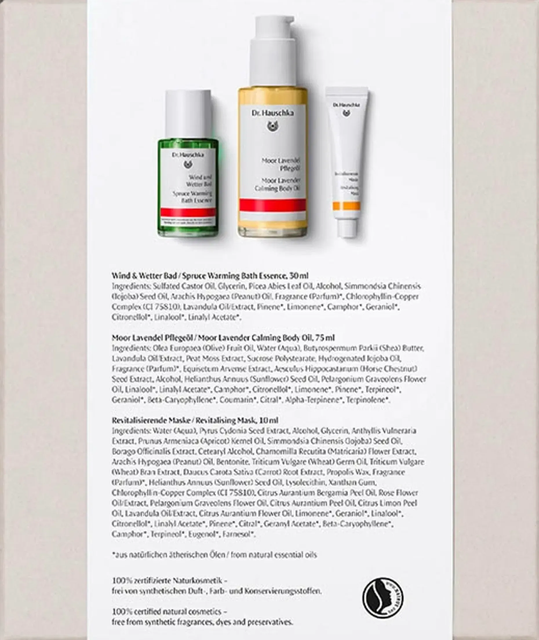 Dr. Hauschka Relaxed soul ihonhoitosetti