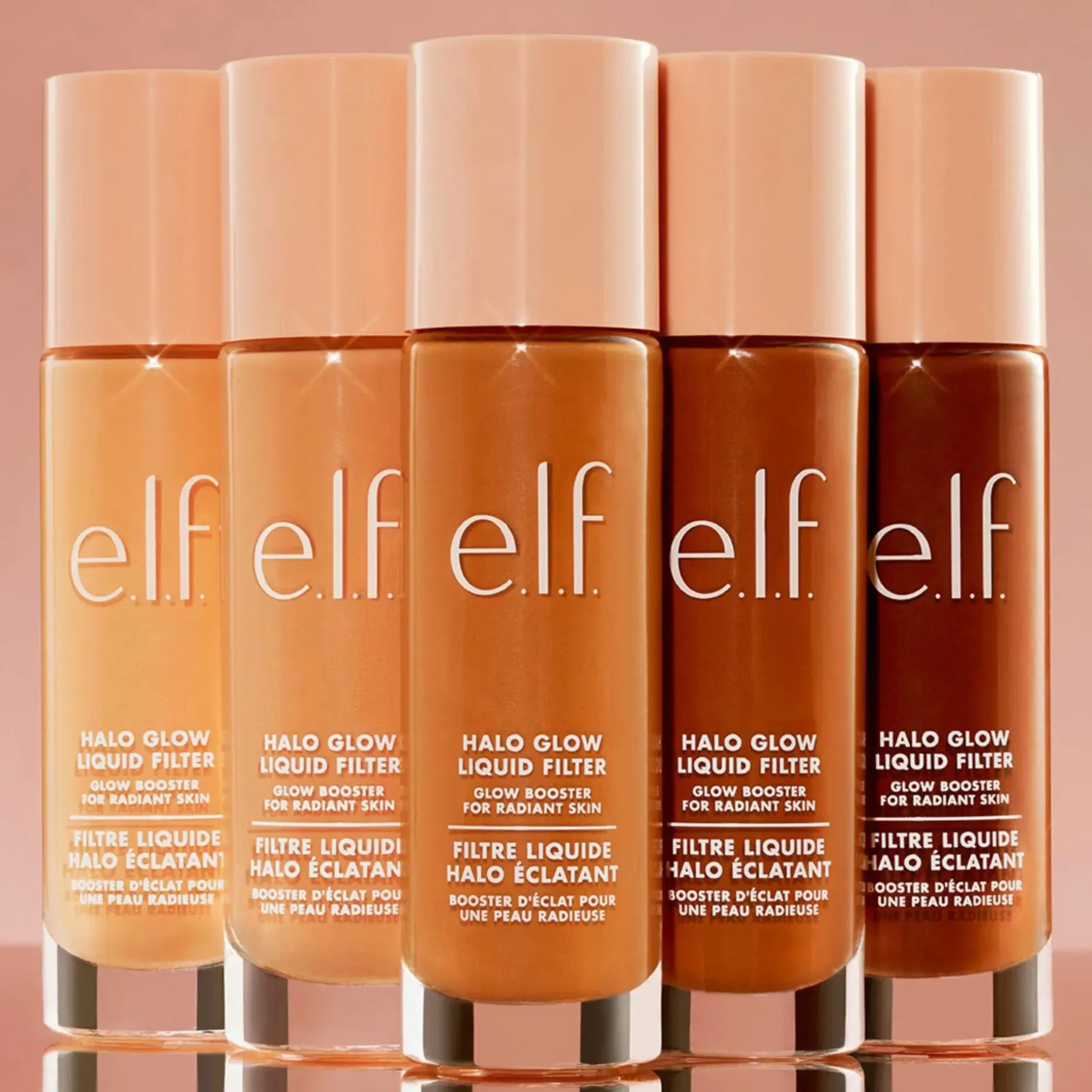 e.l.f. Halo Glow Liquid Filter Shade -korostusväri 31,5 ml