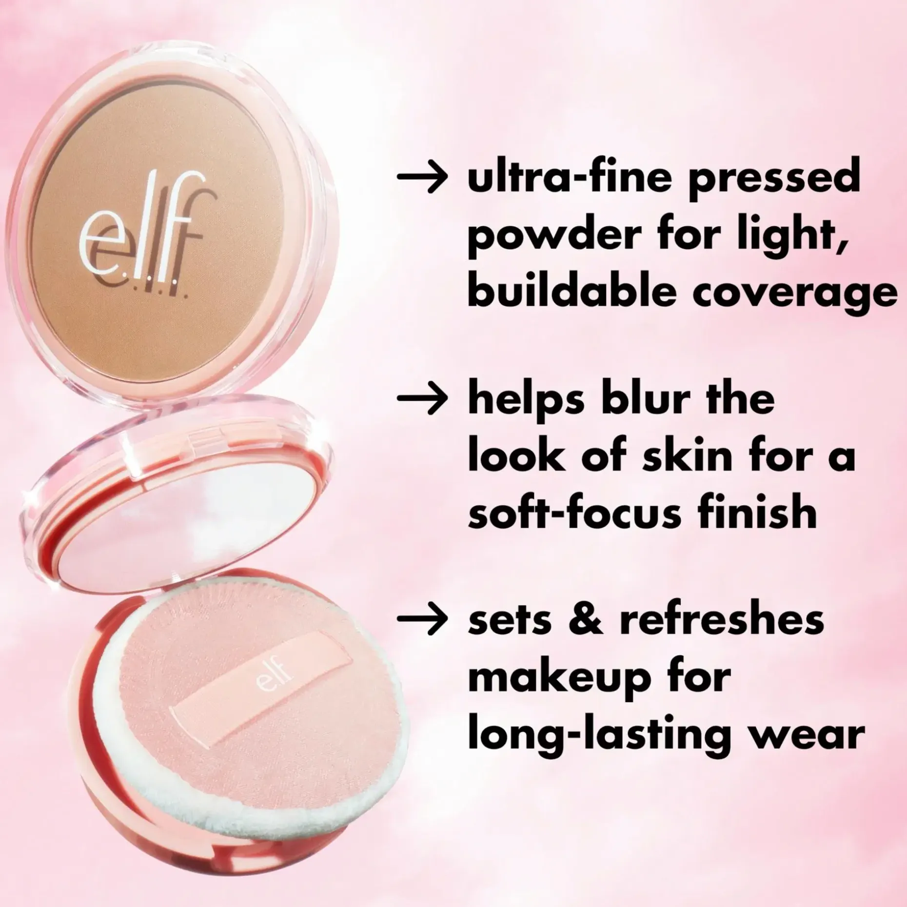 e.l.f. Halo Glow Powder Filter puuteri 10 g