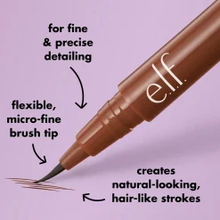 e.l.f. Holy Strokes Micro-Fine Brow Pen kulmakynä 0,05 g