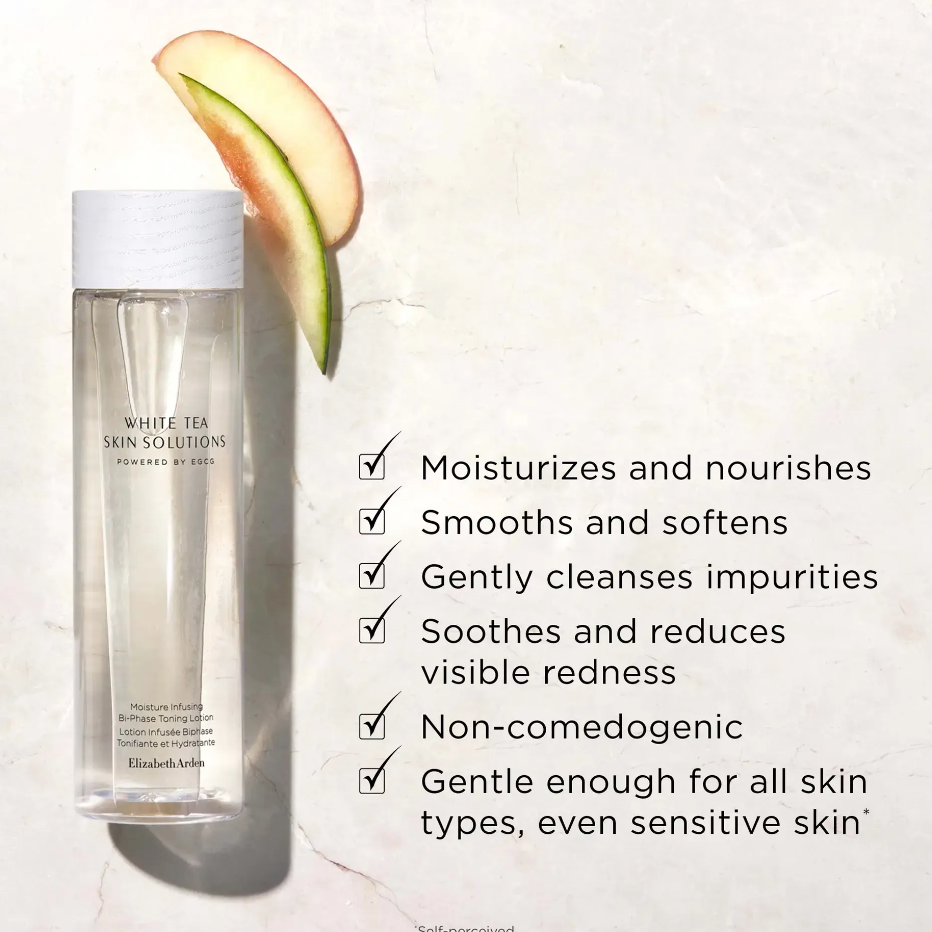 Elizabeth Arden White Tea Skin Solutions Moisture Infusing Bi-Phase Toning Lotion kasvovesi 200 ml