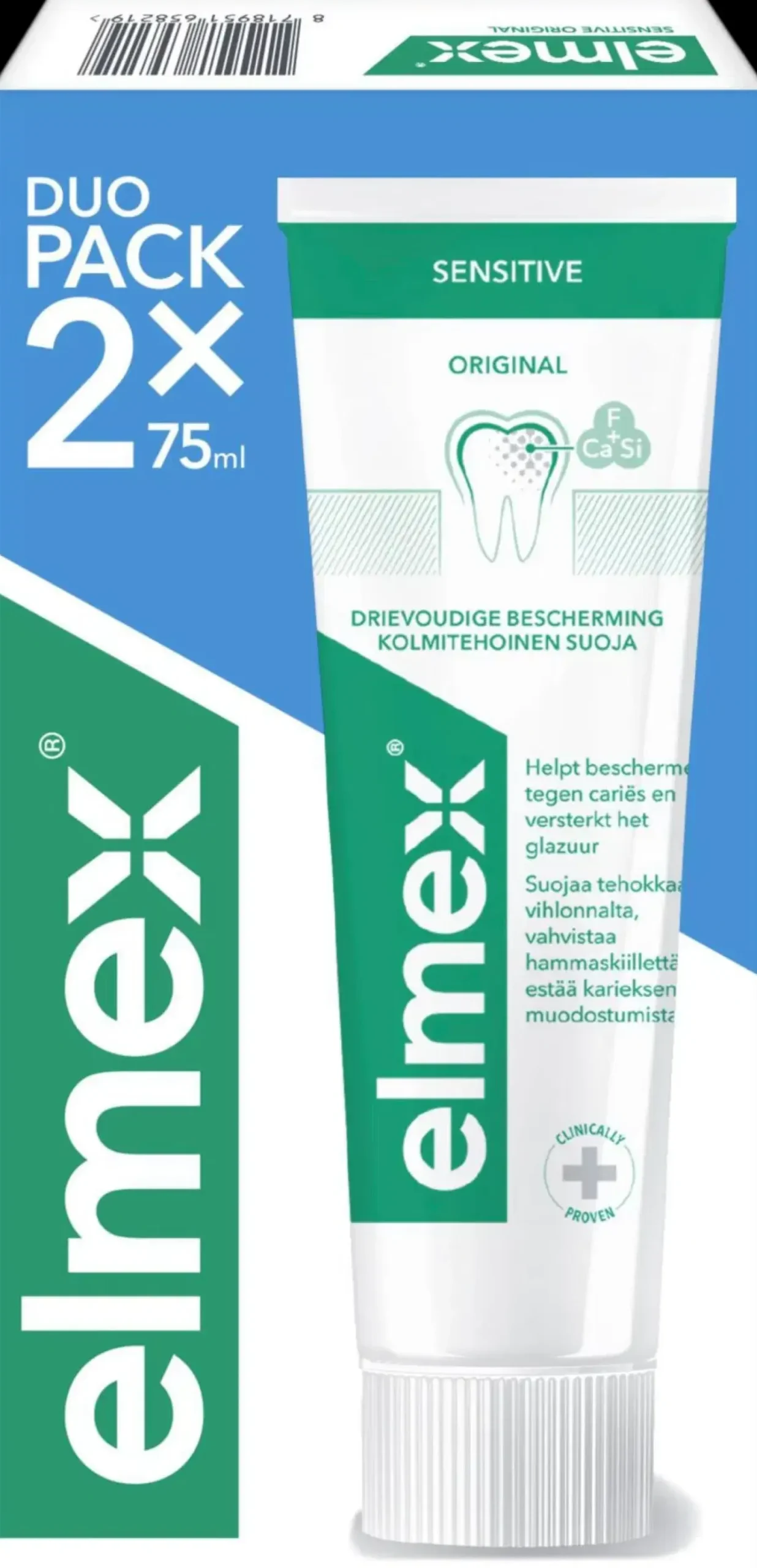 elmex Sensitive hammastahna 2x75ml