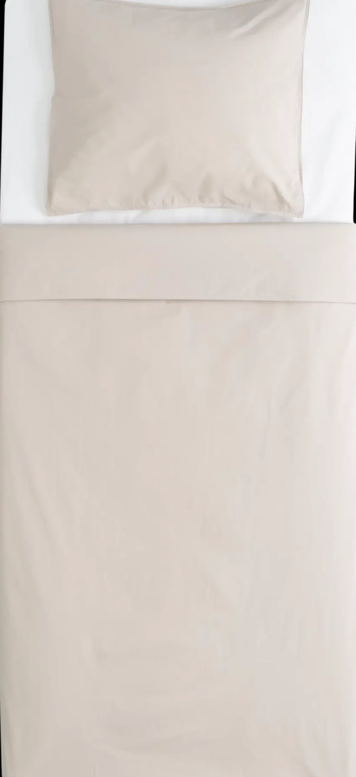 Familon pussilakanasetti Percale 150x210+50x60 cm greige