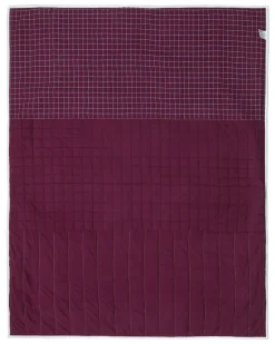 Finarte Tiles päiväpeitto viininpunainen