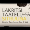 Foodin Lakritsitaatelipatukka Sitruuna 35g