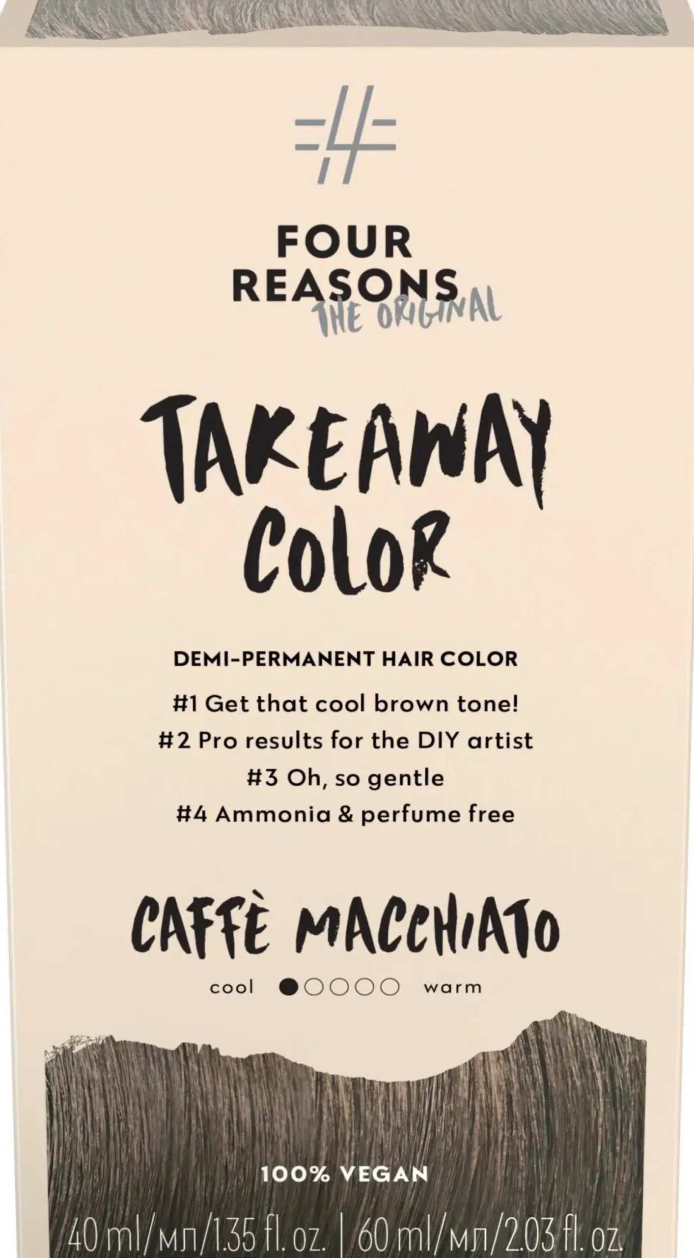 Four Reasons Original Takeaway Color 5.1 Caffè Macchiato kestosävyte