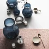 Georg Jensen Cafu maljakko 21 cm, sininen lasi