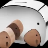 Georg Jensen Moneyphant Twins säästölipas