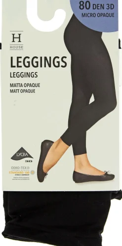 House naisten leggingsit Opaque 80 den 3D