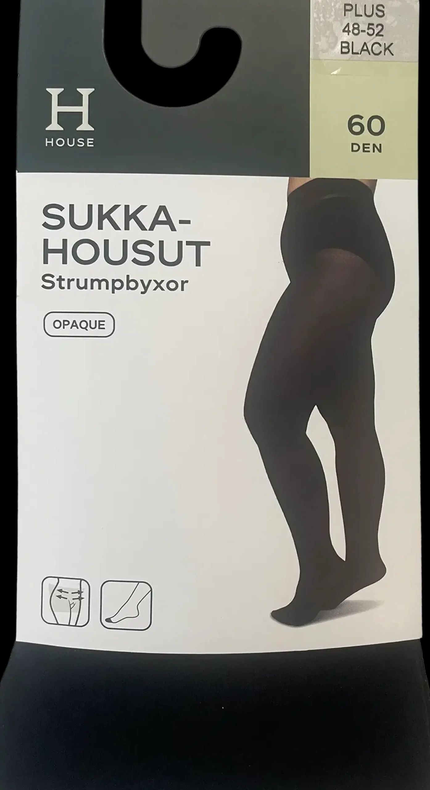 House naisten sukkahousut Opaque 60 den, plus-koko