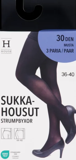 House sukkahousut 30den 3-pack