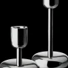 Iittala Nappula kynttilänjalka 107mm teräs