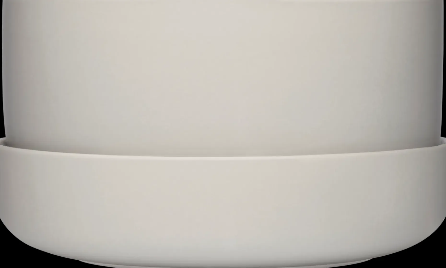 Iittala Nappula ruukku ja vati M 240x130 mm vaaleanharmaa