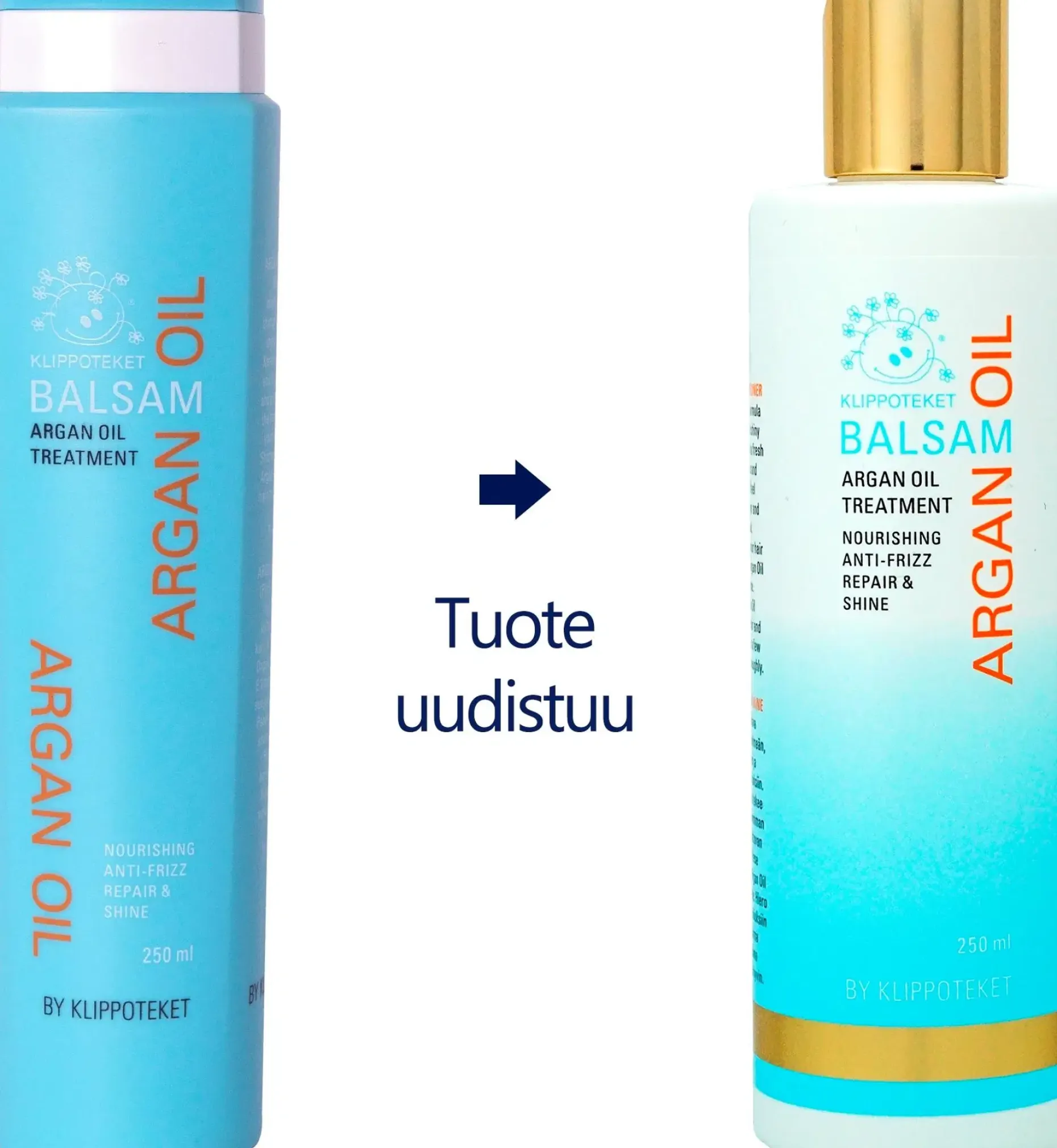 Klippoteket Argan Oil Conditioner hoitoaine 250 ml