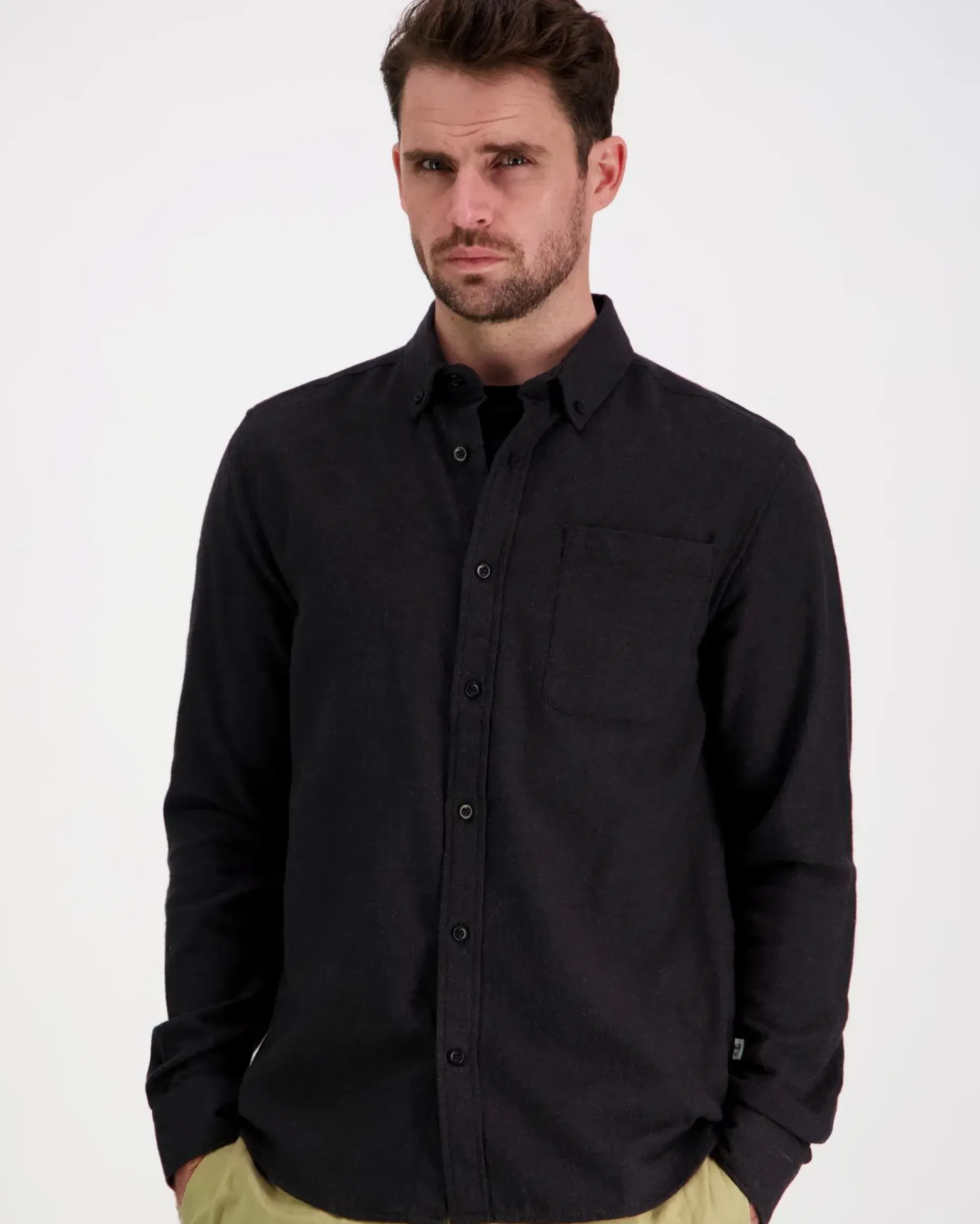 Knowledge cotton apparel Organic Cotton Flannel Shirt GOTS flanellipaita
