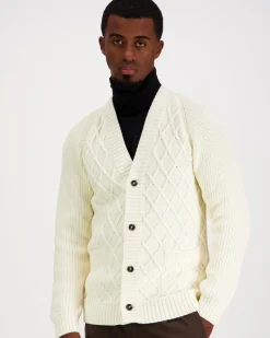 Knowledge cotton apparel Organic Cotton Diamond Knit GOTS neule