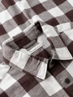 Knowledge cotton apparel Organic Cotton Checked Flannel Shirt GOTS flanellipaita