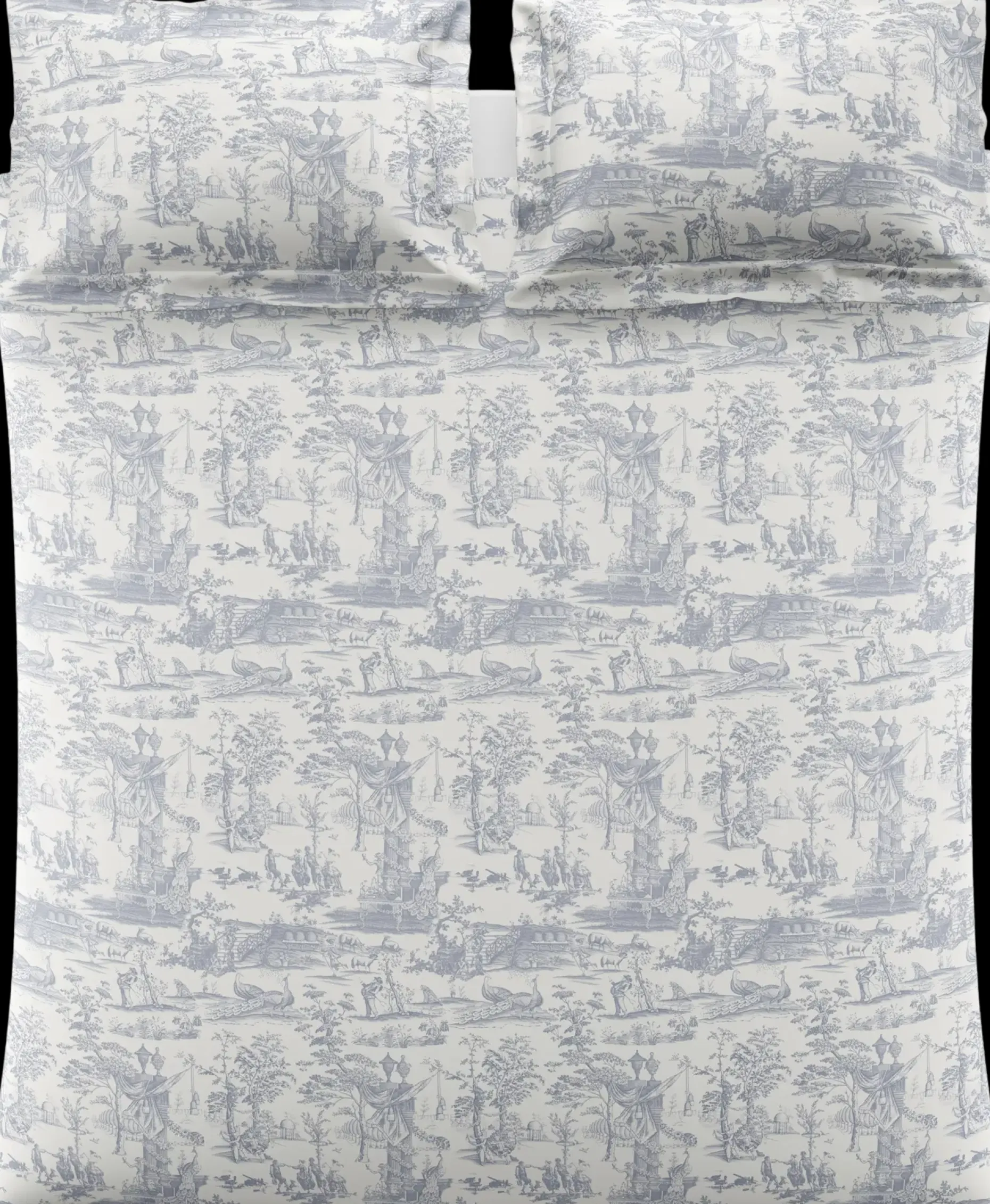 Laura Ashley Braysmith Toile satiinipussilakanasetti 230x220+2x50x60cm harmaa