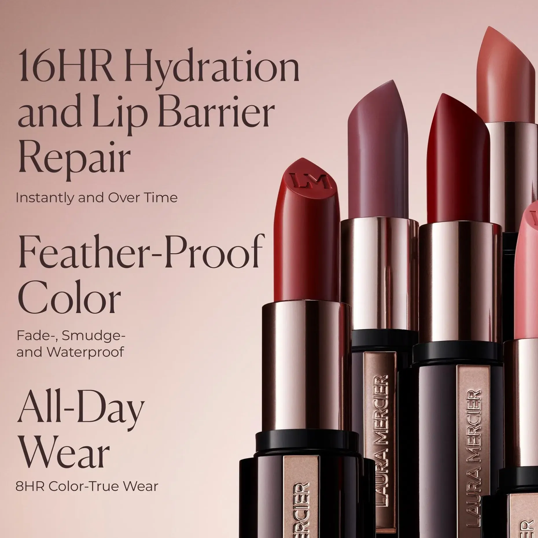 Laura Mercier Caviar Hydra - Crème Lipstick - huulipuna 3,3 g