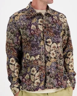 Les Deux Hugh Jacquard Overshirt paitatakki