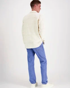 Les Deux Jonas structured stripe overshirt paitatakki