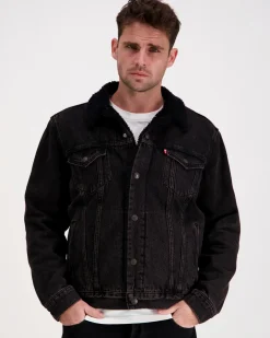 Levi's Type 3 sherpa trucker farkkutakki