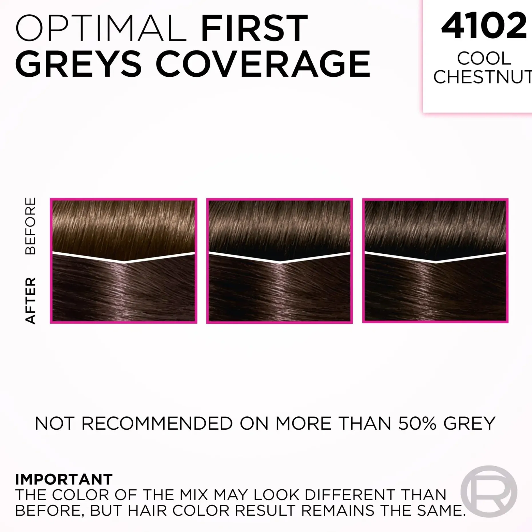L'Oréal Paris Casting Crème Gloss 4102 Keskiruskea Tuhka Neutraali Helmiäinen kevytväri 1kpl