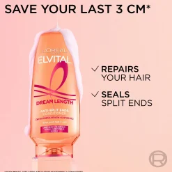 L'Oréal Paris Elvital Dream Length HairDetangler hoitoaine pitkille, vaurioituneille hiuksille 200ml