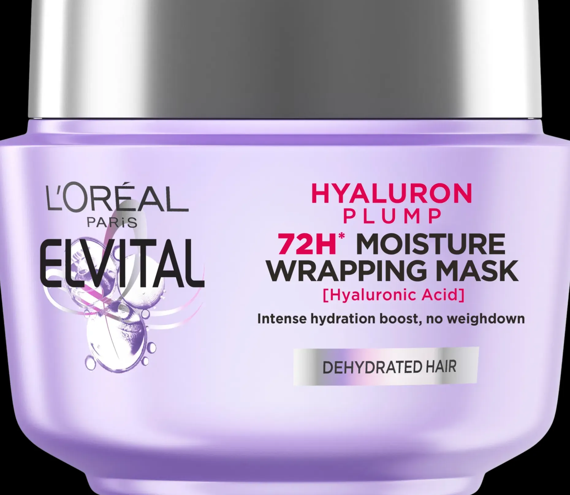 L'Oréal Paris Elvital Hyaluron Plump hiusnaamio kosteutta kaipaaville hiuksille 300ml