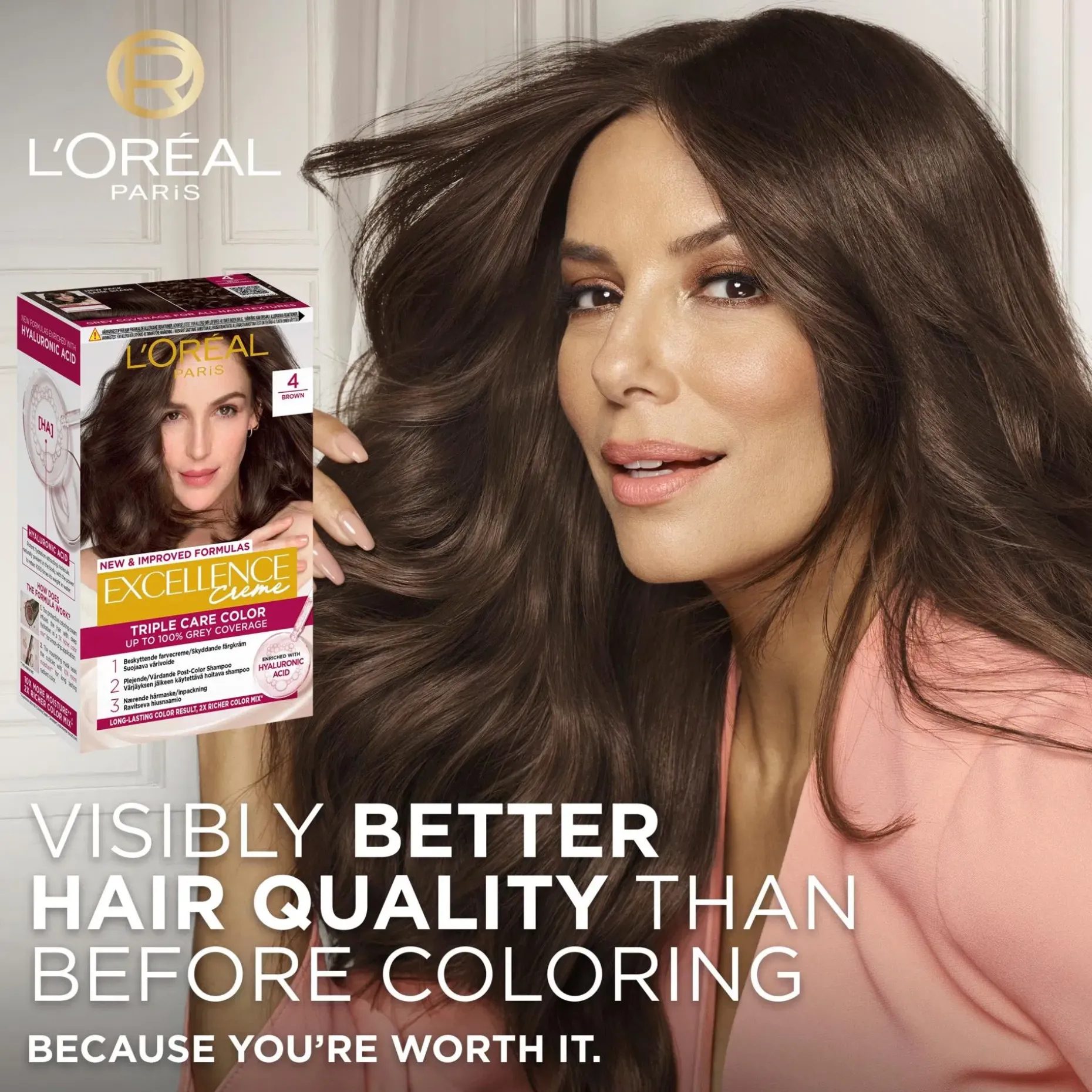 L'Oréal Paris Excellence Creme 7.31 Golden Beige Blonde Tummanvaalea kultatuhka kestoväri 1 kpl